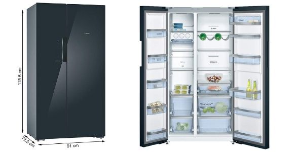AmazonBasics 468 ltr  Side-By-Side Refrigerator.