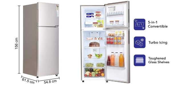 Whirlpool 265 ltr Double Door Refrigerator