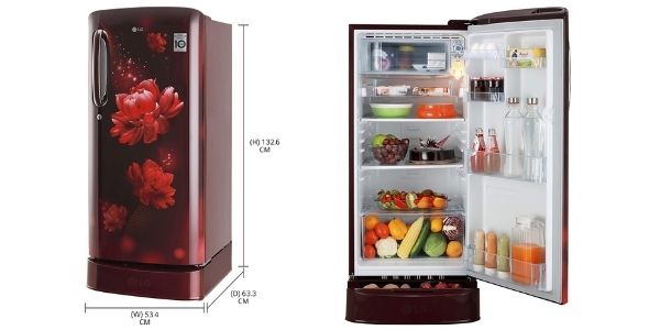  LG 190ltr Direct Cool Single Door Refrigerator