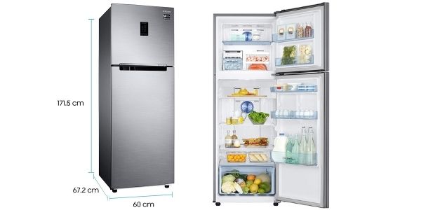 Samsung 345ltr Inverter Frost Free Best Double Door Refrigerator 