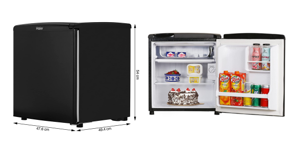 AmazonBasics 43 L Single Door Mini Refrigerator-black color
