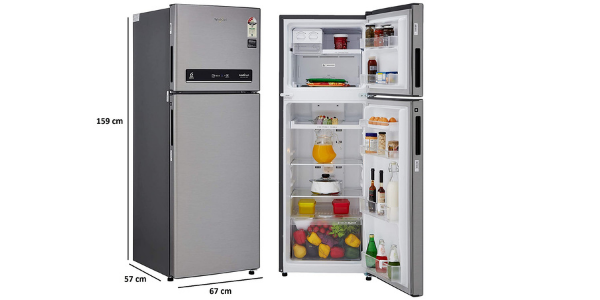  Whirlpool 265ltr 4 Star Double Door Refrigerator Under 30000