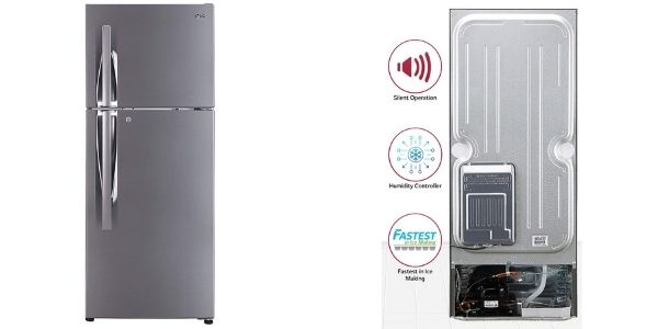 amazon basics 260 ltr Smart Inverter Frost Free Double Door Refrigerator 