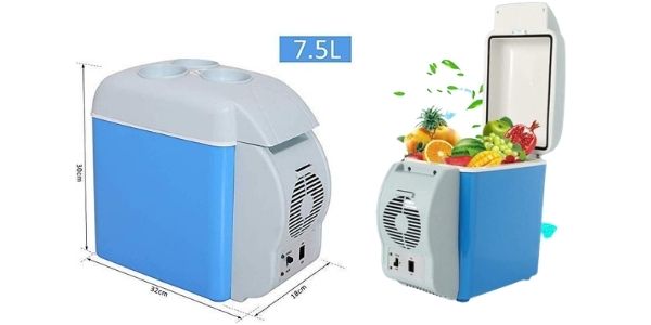 Electrosky 7.5 ltr mini car refrigerator