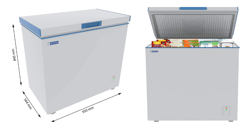 Blue star single door best deep freezer in India