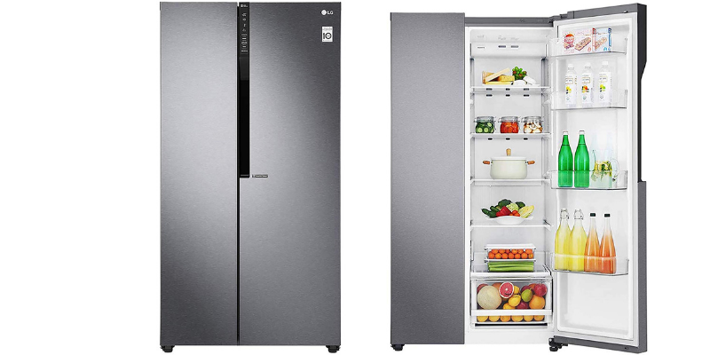 LG 679ltr side by side fridge