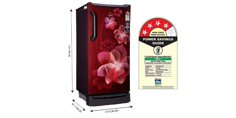 Godrej 195ltr Single Door Refrigerator Under 25000