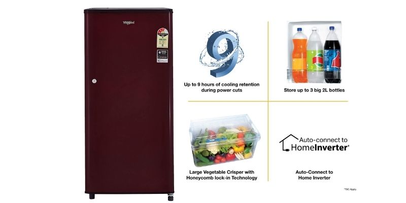 Whirlpool 190 ltr fridge under 15000