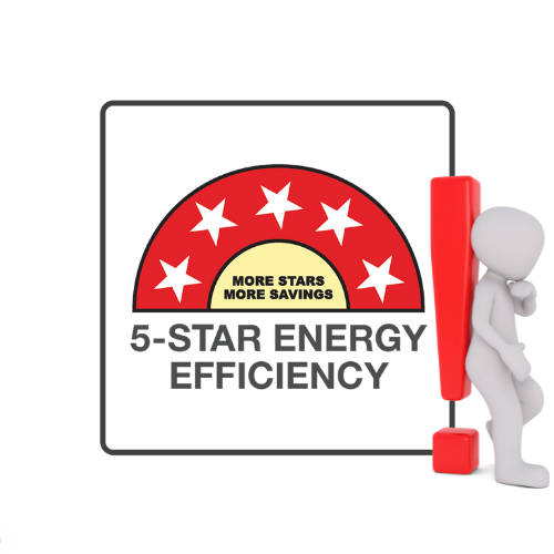 What is 5 star rating in refrigerator?